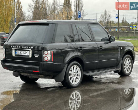 Черный Ленд Ровер Рендж Ровер, объемом двигателя 4.37 л и пробегом 270 тыс. км за 19500 $, фото 4 на Automoto.ua