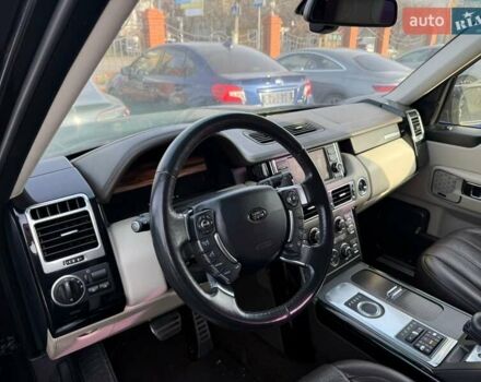 Черный Ленд Ровер Рендж Ровер, объемом двигателя 4.37 л и пробегом 190 тыс. км за 24900 $, фото 5 на Automoto.ua