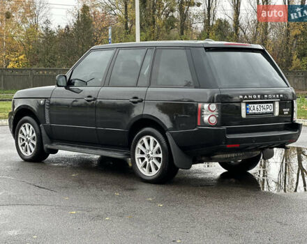 Черный Ленд Ровер Рендж Ровер, объемом двигателя 4.37 л и пробегом 270 тыс. км за 19500 $, фото 6 на Automoto.ua