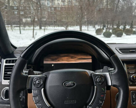 Черный Ленд Ровер Рендж Ровер, объемом двигателя 5 л и пробегом 180 тыс. км за 16000 $, фото 12 на Automoto.ua