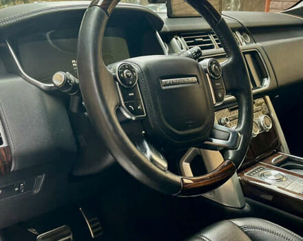 Чорний Ленд Ровер Рендж Ровер, об'ємом двигуна 5 л та пробігом 220 тис. км за 31200 $, фото 15 на Automoto.ua