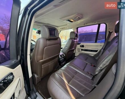 Черный Ленд Ровер Рендж Ровер, объемом двигателя 4.37 л и пробегом 190 тыс. км за 24900 $, фото 11 на Automoto.ua