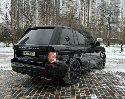 Черный Ленд Ровер Рендж Ровер, объемом двигателя 5 л и пробегом 180 тыс. км за 16000 $, фото 4 на Automoto.ua
