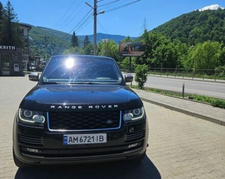 Чорний Ленд Ровер Рендж Ровер, об'ємом двигуна 5 л та пробігом 186 тис. км за 28999 $, фото 5 на Automoto.ua