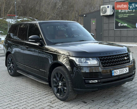 Черный Ленд Ровер Рендж Ровер, объемом двигателя 4.37 л и пробегом 200 тыс. км за 36500 $, фото 2 на Automoto.ua