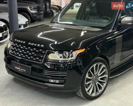 Черный Ленд Ровер Рендж Ровер, объемом двигателя 5 л и пробегом 150 тыс. км за 37500 $, фото 8 на Automoto.ua
