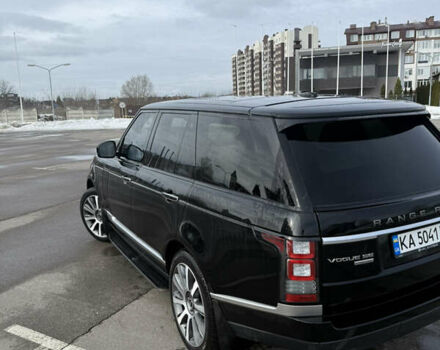 Черный Ленд Ровер Рендж Ровер, объемом двигателя 5 л и пробегом 250 тыс. км за 25000 $, фото 6 на Automoto.ua
