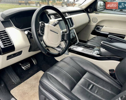 Чорний Ленд Ровер Рендж Ровер, об'ємом двигуна 5 л та пробігом 93 тис. км за 40000 $, фото 49 на Automoto.ua