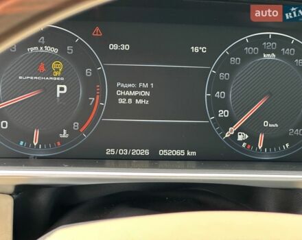 Черный Ленд Ровер Рендж Ровер, объемом двигателя 5 л и пробегом 52 тыс. км за 37800 $, фото 15 на Automoto.ua