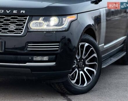 Черный Ленд Ровер Рендж Ровер, объемом двигателя 4.37 л и пробегом 207 тыс. км за 31500 $, фото 1 на Automoto.ua