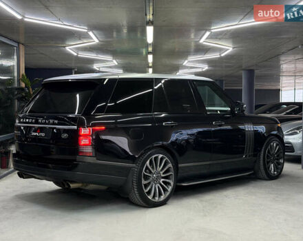 Черный Ленд Ровер Рендж Ровер, объемом двигателя 5 л и пробегом 150 тыс. км за 37500 $, фото 14 на Automoto.ua