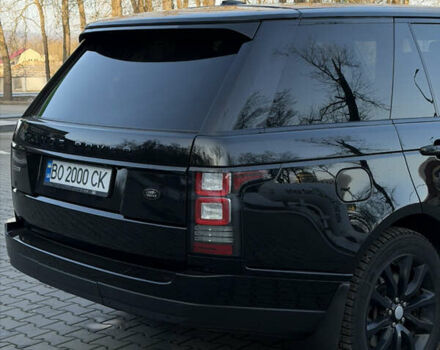 Черный Ленд Ровер Рендж Ровер, объемом двигателя 4.37 л и пробегом 200 тыс. км за 36500 $, фото 6 на Automoto.ua