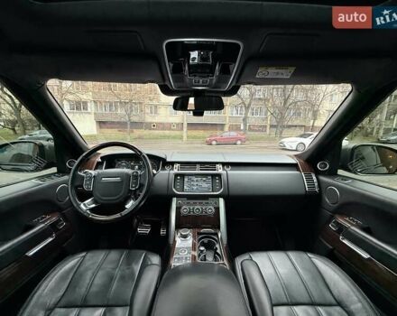 Чорний Ленд Ровер Рендж Ровер, об'ємом двигуна 5 л та пробігом 175 тис. км за 26950 $, фото 60 на Automoto.ua