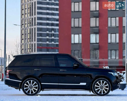 Черный Ленд Ровер Рендж Ровер, объемом двигателя 5 л и пробегом 240 тыс. км за 30900 $, фото 7 на Automoto.ua