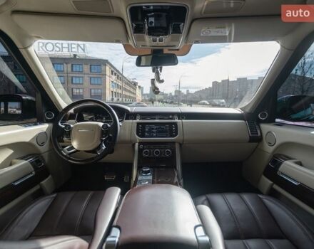 Черный Ленд Ровер Рендж Ровер, объемом двигателя 5 л и пробегом 52 тыс. км за 43500 $, фото 14 на Automoto.ua