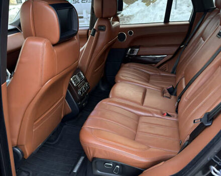 Черный Ленд Ровер Рендж Ровер, объемом двигателя 4.37 л и пробегом 200 тыс. км за 36500 $, фото 18 на Automoto.ua