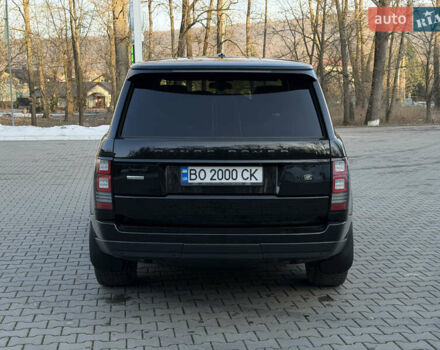 Черный Ленд Ровер Рендж Ровер, объемом двигателя 4.37 л и пробегом 200 тыс. км за 36500 $, фото 9 на Automoto.ua