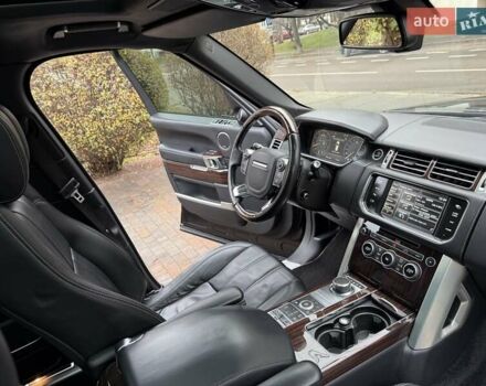 Чорний Ленд Ровер Рендж Ровер, об'ємом двигуна 5 л та пробігом 175 тис. км за 26950 $, фото 50 на Automoto.ua