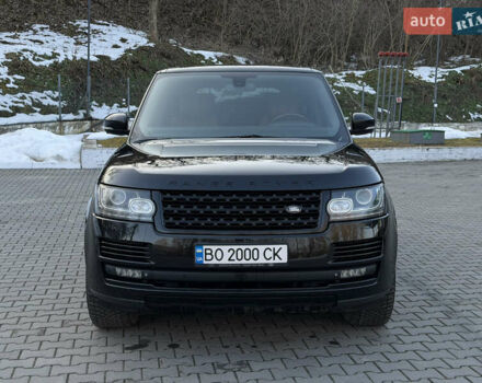 Черный Ленд Ровер Рендж Ровер, объемом двигателя 4.37 л и пробегом 200 тыс. км за 36500 $, фото 1 на Automoto.ua