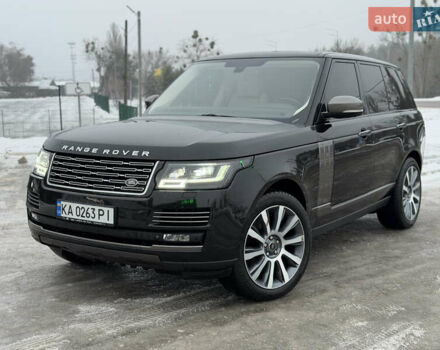 Чорний Ленд Ровер Рендж Ровер, об'ємом двигуна 5 л та пробігом 120 тис. км за 36500 $, фото 9 на Automoto.ua