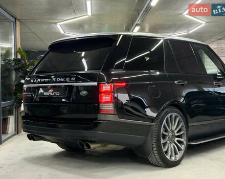 Черный Ленд Ровер Рендж Ровер, объемом двигателя 5 л и пробегом 150 тыс. км за 37500 $, фото 16 на Automoto.ua