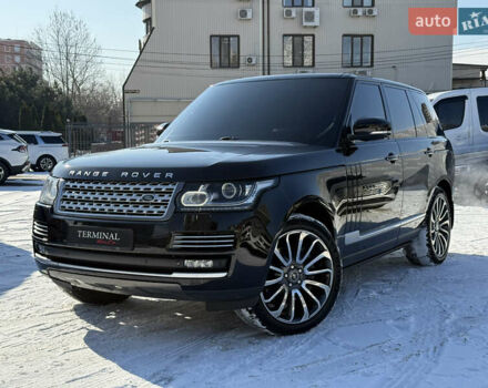 Черный Ленд Ровер Рендж Ровер, объемом двигателя 5 л и пробегом 102 тыс. км за 33500 $, фото 12 на Automoto.ua