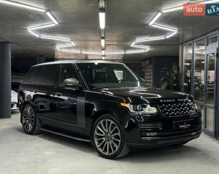 Черный Ленд Ровер Рендж Ровер, объемом двигателя 5 л и пробегом 150 тыс. км за 37500 $, фото 1 на Automoto.ua