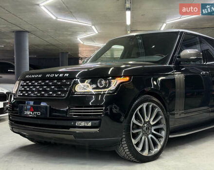 Черный Ленд Ровер Рендж Ровер, объемом двигателя 5 л и пробегом 150 тыс. км за 37500 $, фото 7 на Automoto.ua