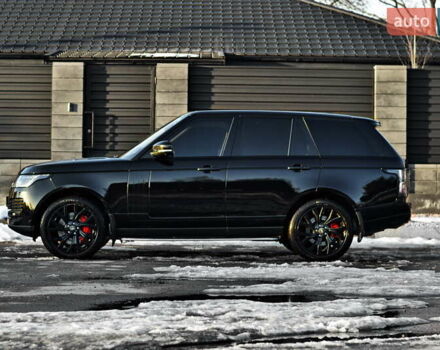 Чорний Ленд Ровер Рендж Ровер, об'ємом двигуна 5 л та пробігом 206 тис. км за 27800 $, фото 7 на Automoto.ua