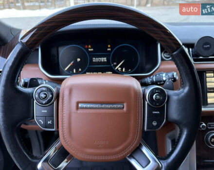 Черный Ленд Ровер Рендж Ровер, объемом двигателя 4.37 л и пробегом 200 тыс. км за 36500 $, фото 13 на Automoto.ua