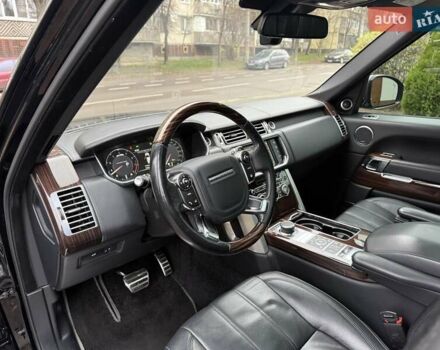 Чорний Ленд Ровер Рендж Ровер, об'ємом двигуна 5 л та пробігом 175 тис. км за 26950 $, фото 56 на Automoto.ua