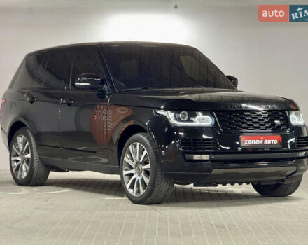 Черный Ленд Ровер Рендж Ровер, объемом двигателя 4.95 л и пробегом 159 тыс. км за 32000 $, фото 2 на Automoto.ua
