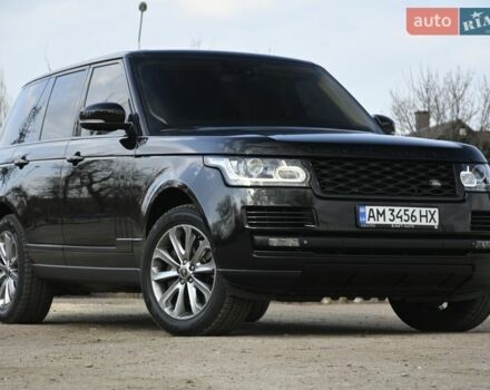 Черный Ленд Ровер Рендж Ровер, объемом двигателя 4.4 л и пробегом 205 тыс. км за 33900 $, фото 1 на Automoto.ua