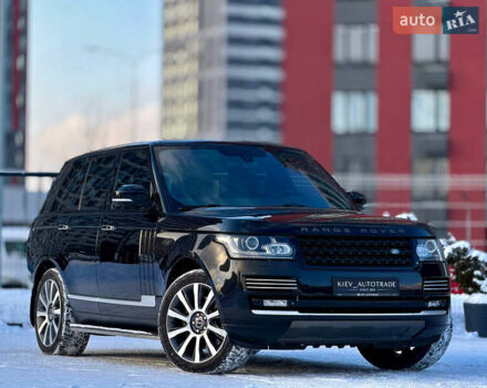 Черный Ленд Ровер Рендж Ровер, объемом двигателя 5 л и пробегом 240 тыс. км за 30900 $, фото 1 на Automoto.ua