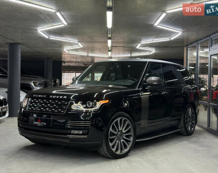 Черный Ленд Ровер Рендж Ровер, объемом двигателя 5 л и пробегом 150 тыс. км за 37500 $, фото 6 на Automoto.ua