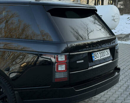 Черный Ленд Ровер Рендж Ровер, объемом двигателя 4.37 л и пробегом 200 тыс. км за 36500 $, фото 5 на Automoto.ua