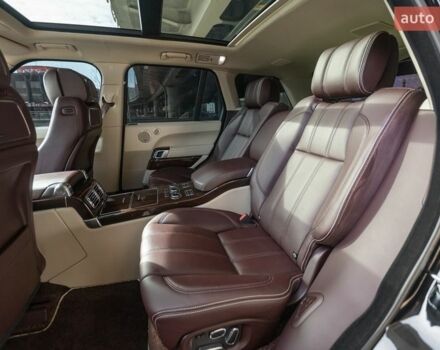 Черный Ленд Ровер Рендж Ровер, объемом двигателя 5 л и пробегом 52 тыс. км за 43500 $, фото 25 на Automoto.ua