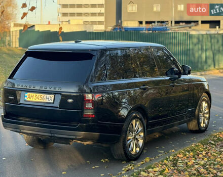 Черный Ленд Ровер Рендж Ровер, объемом двигателя 4.39 л и пробегом 200 тыс. км за 38900 $, фото 4 на Automoto.ua
