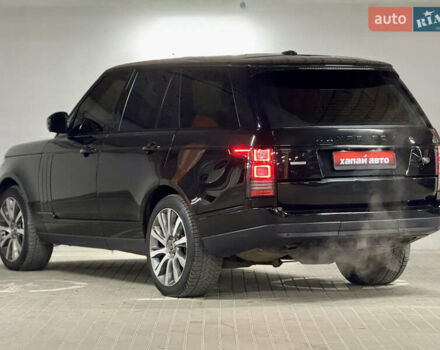 Черный Ленд Ровер Рендж Ровер, объемом двигателя 4.95 л и пробегом 159 тыс. км за 32000 $, фото 6 на Automoto.ua