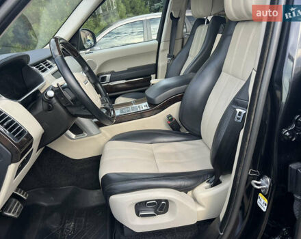 Черный Ленд Ровер Рендж Ровер, объемом двигателя 4.37 л и пробегом 170 тыс. км за 27900 $, фото 11 на Automoto.ua