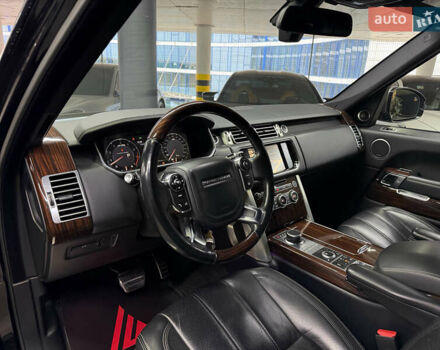 Черный Ленд Ровер Рендж Ровер, объемом двигателя 5 л и пробегом 150 тыс. км за 37500 $, фото 19 на Automoto.ua