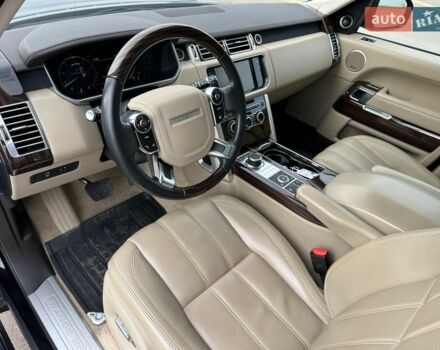 Черный Ленд Ровер Рендж Ровер, объемом двигателя 5 л и пробегом 52 тыс. км за 37800 $, фото 10 на Automoto.ua