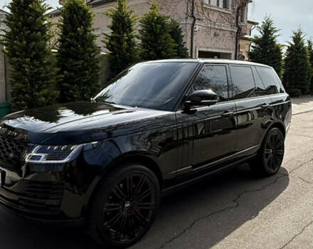 Черный Ленд Ровер Рендж Ровер, объемом двигателя 4.37 л и пробегом 170 тыс. км за 39500 $, фото 88 на Automoto.ua