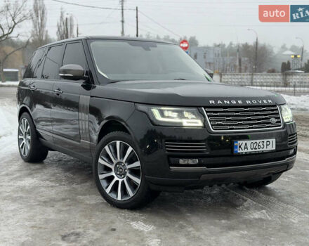 Чорний Ленд Ровер Рендж Ровер, об'ємом двигуна 5 л та пробігом 120 тис. км за 36500 $, фото 2 на Automoto.ua
