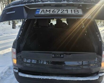 Черный Ленд Ровер Рендж Ровер, объемом двигателя 5 л и пробегом 186 тыс. км за 35000 $, фото 9 на Automoto.ua