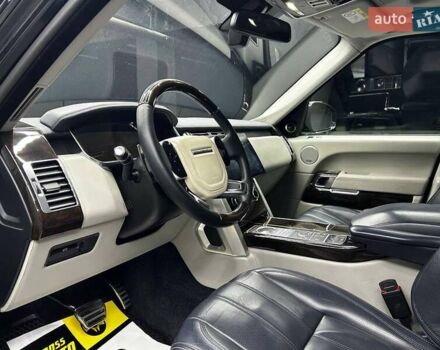 Черный Ленд Ровер Рендж Ровер, объемом двигателя 5 л и пробегом 115 тыс. км за 26500 $, фото 8 на Automoto.ua