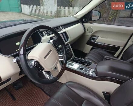 Чорний Ленд Ровер Рендж Ровер, об'ємом двигуна 4.37 л та пробігом 214 тис. км за 34500 $, фото 14 на Automoto.ua