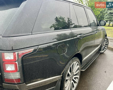 Чорний Ленд Ровер Рендж Ровер, об'ємом двигуна 5 л та пробігом 93 тис. км за 40000 $, фото 4 на Automoto.ua