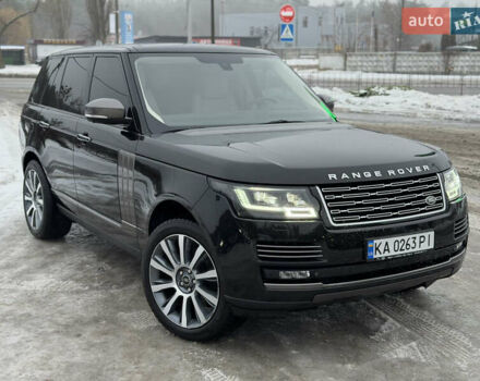 Чорний Ленд Ровер Рендж Ровер, об'ємом двигуна 5 л та пробігом 120 тис. км за 36500 $, фото 1 на Automoto.ua