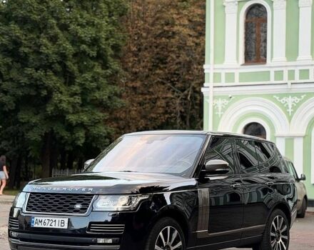 Чорний Ленд Ровер Рендж Ровер, об'ємом двигуна 5 л та пробігом 186 тис. км за 27650 $, фото 1 на Automoto.ua